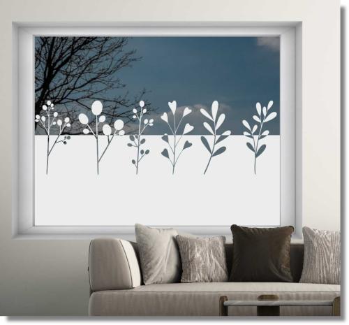 Fensterfolie Kunstblume